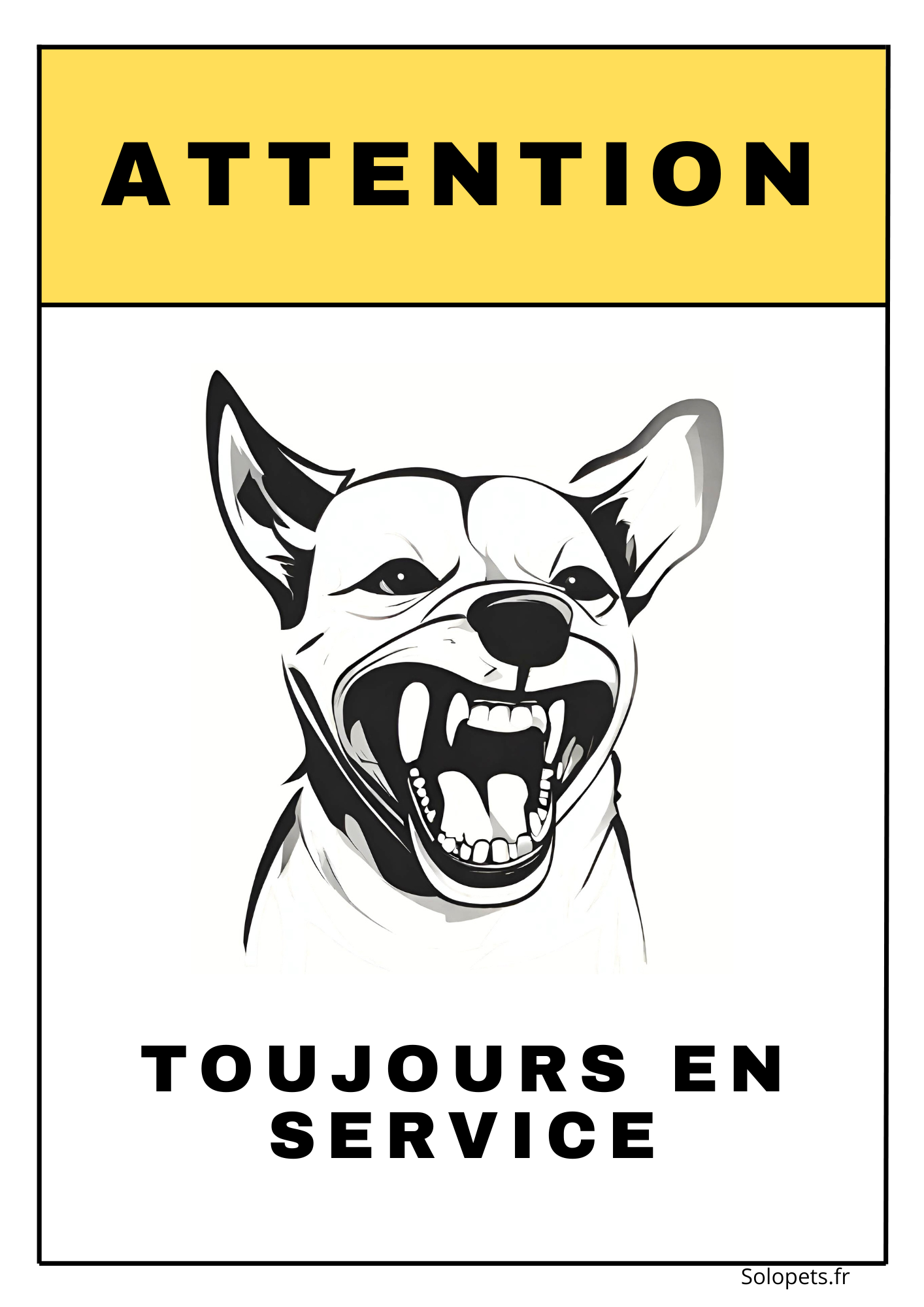 Plaque ''Molosse''-FR